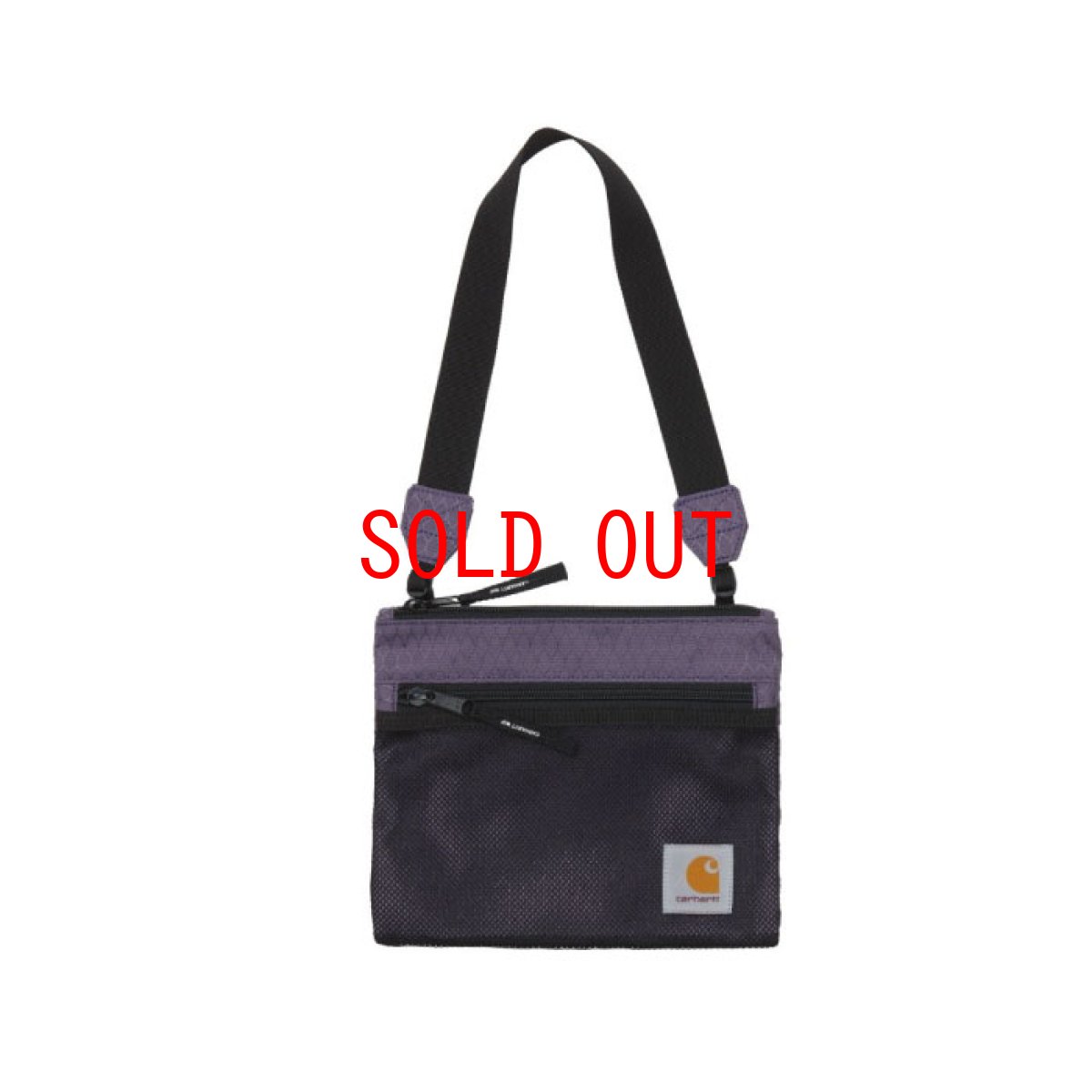 画像7: Spey Strap Bag ストラップ バッグ ショルダー メッシュ ポケット トラベル Provence Purple Black ライト パープル ブラック (7)