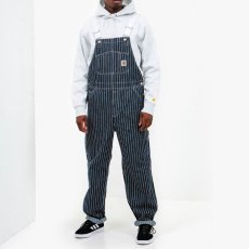 画像4: Trade Bib Overall Hickory Stripe ヒッコリー ストライプ ビブ オーバーオール Dark Navy Wax ダーク ネイビー (4)