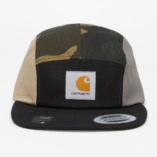 画像3: Valiant 5panel Cap Jet パネル キャップ ジェット Cロゴ Cap Black Camo Grey Beige ブラック カモ (3)