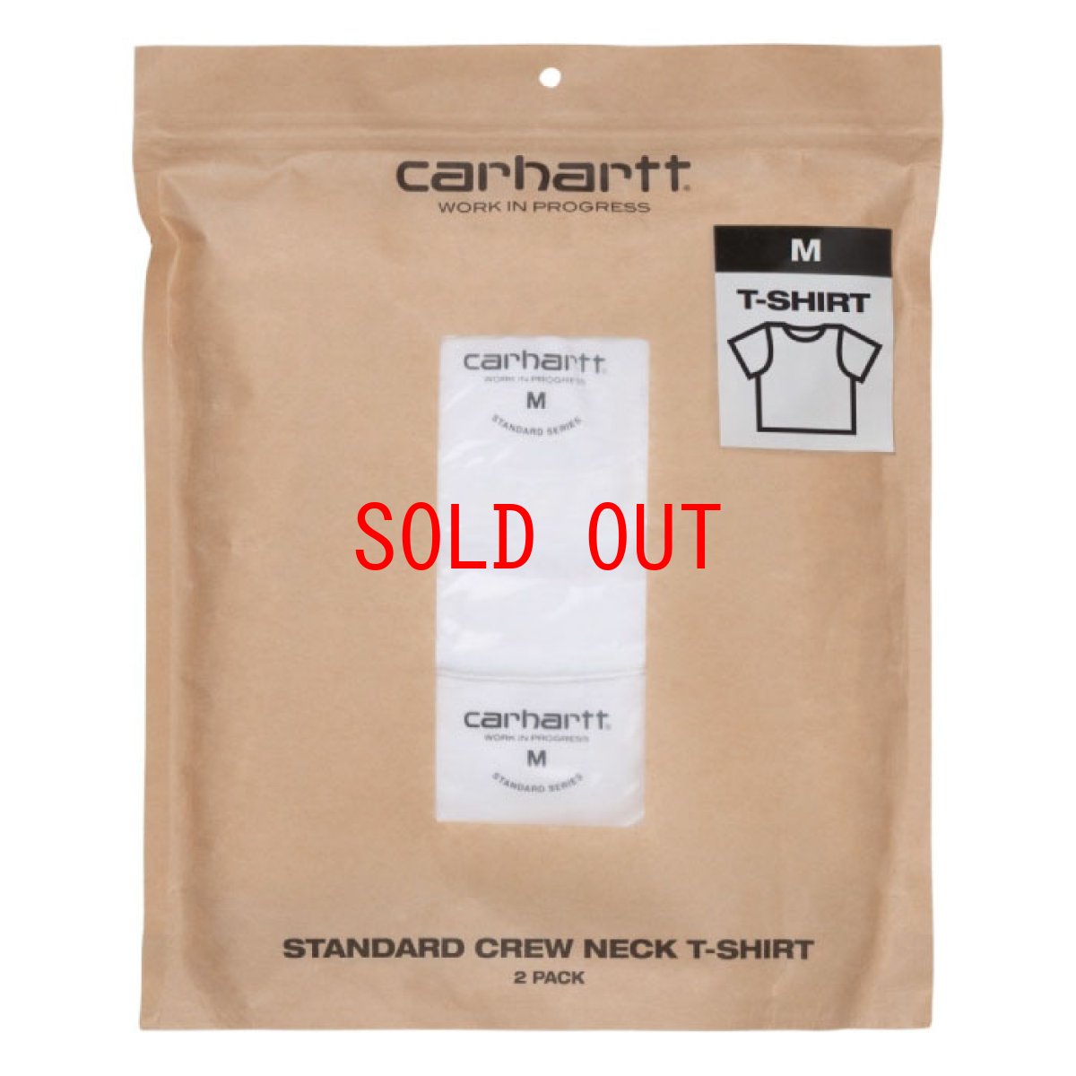 画像4: Standard Crew Neck Tee 2PC Pack 2 パック 半袖 Tシャツ スタンダード クルー ネック 無地 White ホワイト (4)