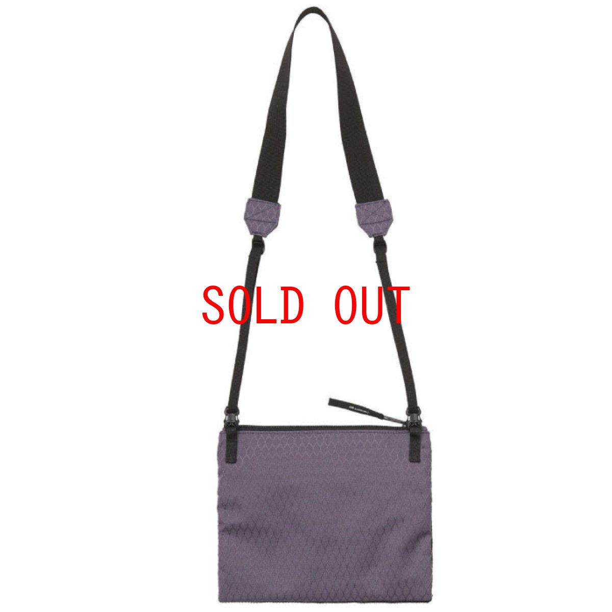 画像3: Spey Strap Bag ストラップ バッグ ショルダー メッシュ ポケット トラベル Provence Purple Black ライト パープル ブラック (3)