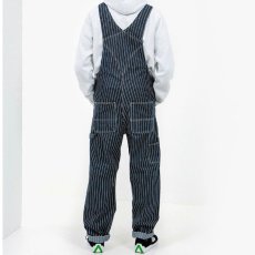 画像5: Trade Bib Overall Hickory Stripe ヒッコリー ストライプ ビブ オーバーオール Dark Navy Wax ダーク ネイビー (5)