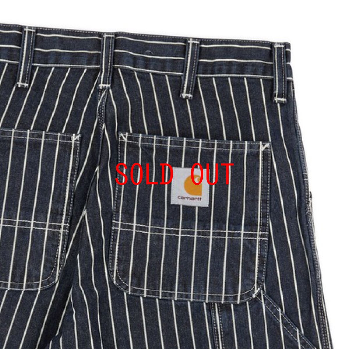 画像5: Trade Single Knee Hickory Stripe Pants ヒッコリー ストライプ シングル ニー パンツ Dark Navy Wax ダーク ネイビー (5)