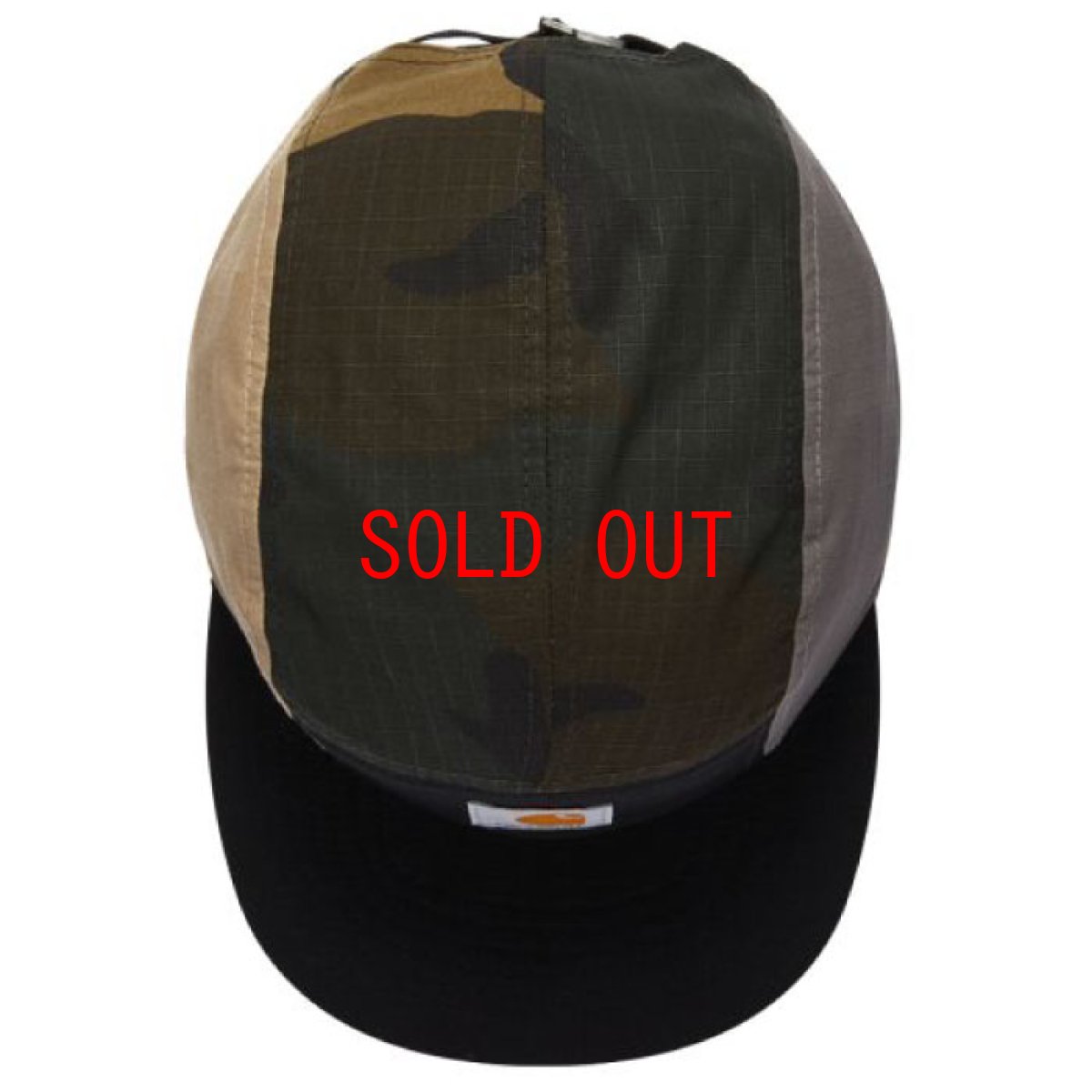 画像6: Valiant 5panel Cap Jet パネル キャップ ジェット Cロゴ Cap Black Camo Grey Beige ブラック カモ (6)