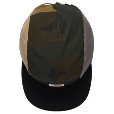 画像6: Valiant 5panel Cap Jet パネル キャップ ジェット Cロゴ Cap Black Camo Grey Beige ブラック カモ (6)