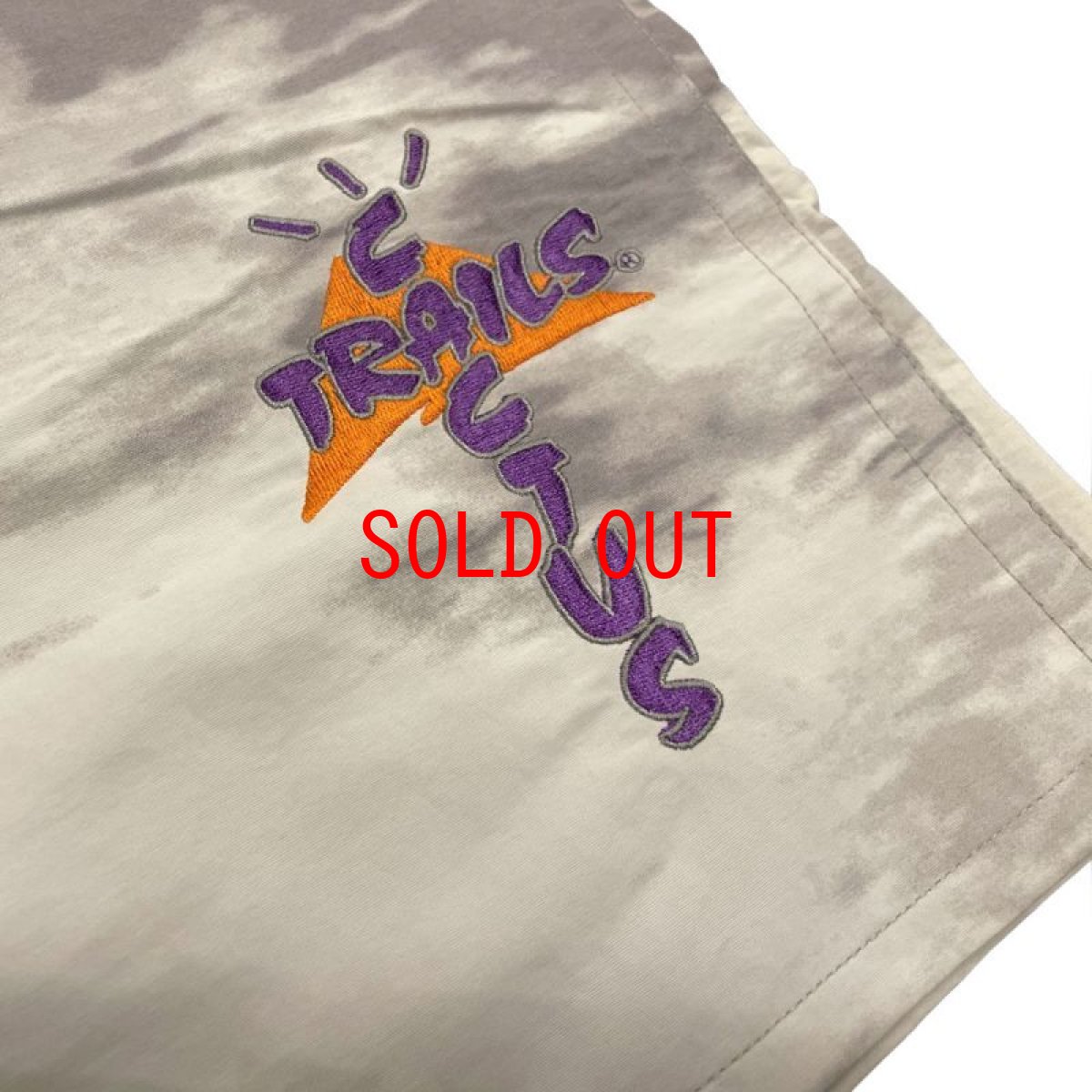 画像6: Travis Scott Trails Nylon Shorts トレイル ナイロン ケミカル ウォッシュ ショーツ トラヴィス スコット White Grey ホワイト グレー (6)