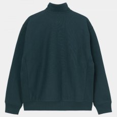 画像3: Half Zip American Script Sweat Shirt ハーフ ジップ アメリカン スクリプト ロゴ スウェット シャツ Deep Lagoon Green グリーン (3)