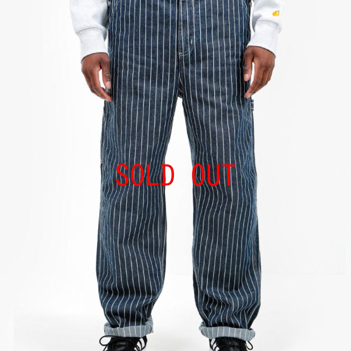 画像9: Trade Bib Overall Hickory Stripe ヒッコリー ストライプ ビブ オーバーオール Dark Navy Wax ダーク ネイビー (9)