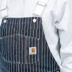 画像6: Trade Bib Overall Hickory Stripe ヒッコリー ストライプ ビブ オーバーオール Dark Navy Wax ダーク ネイビー (6)