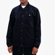 画像7: Corduroy Coach Jacket Dark Navy Limoncello コーチ ジャケット コーデュロイ アイテム カーハート スクリプト ロゴ ネイビー (7)