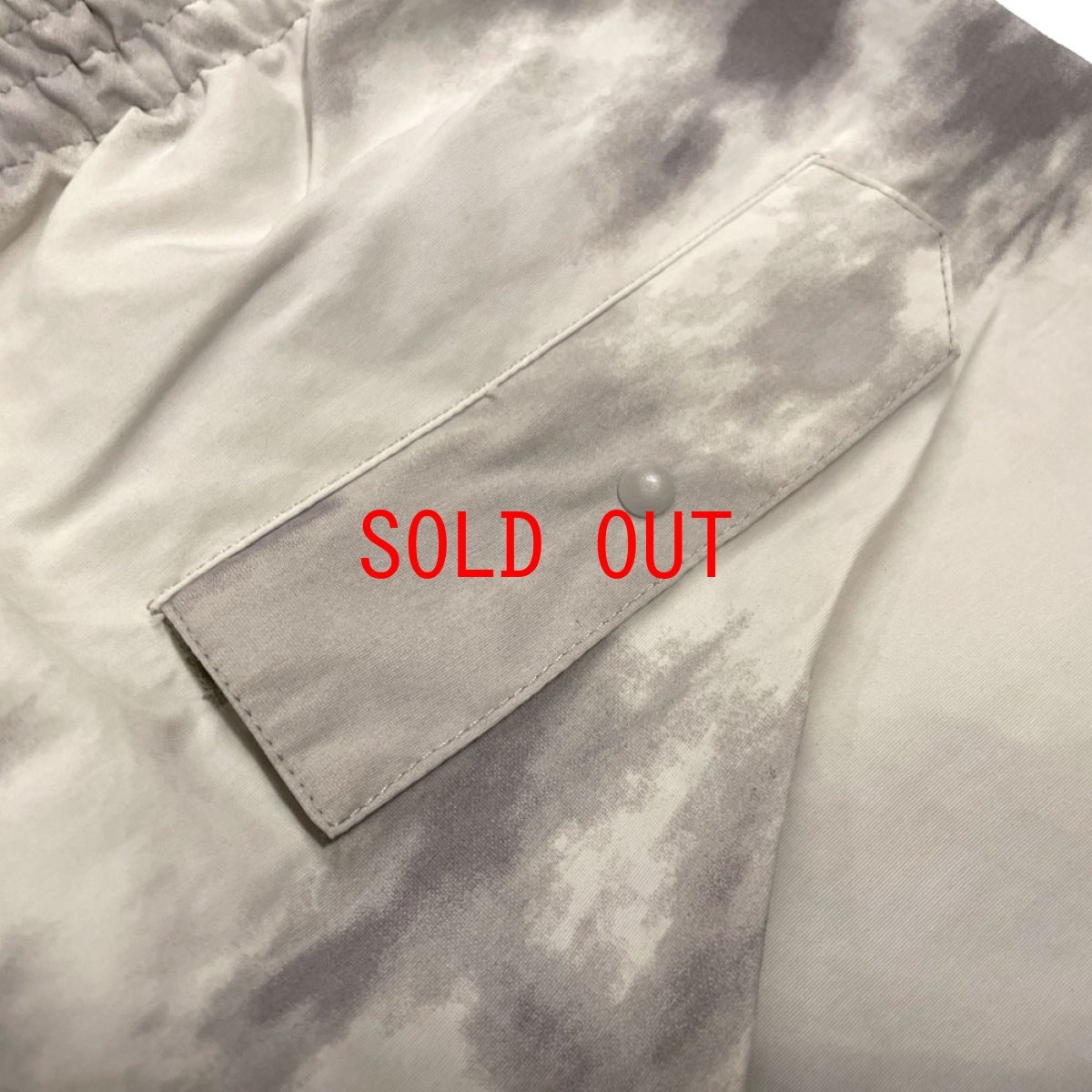 画像7: Travis Scott Trails Nylon Shorts トレイル ナイロン ケミカル ウォッシュ ショーツ トラヴィス スコット White Grey ホワイト グレー (7)