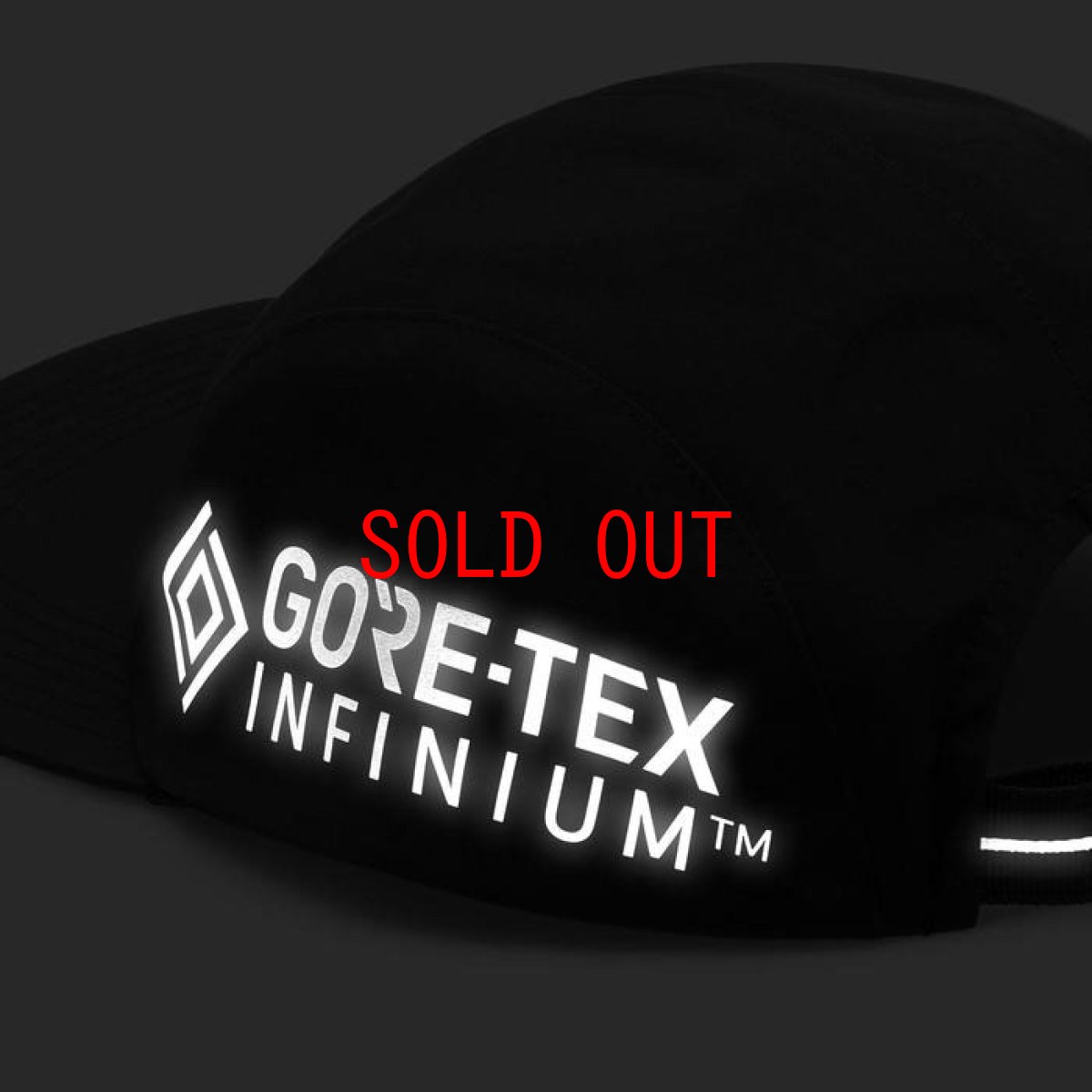 画像6: Gore Tex Infinium Reflect Cap ゴアテックス ナイロン キャップ 帽子 ロゴ リフレクティブ 5パネル Moor Green Black (6)