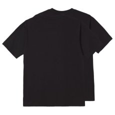 画像6: Standard Crew Neck Tee 2PC Pack 2 パック 半袖 Tシャツ スタンダード クルー ネック 無地 Black ブラック (6)