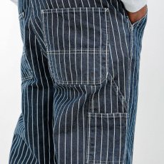 画像10: Trade Bib Overall Hickory Stripe ヒッコリー ストライプ ビブ オーバーオール Dark Navy Wax ダーク ネイビー (10)