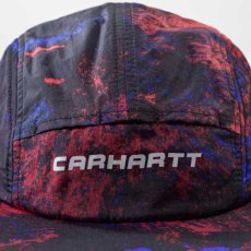 画像14: Terra Cap Satellite Print ナイロン キャップ 帽子 撥水加工 ロゴ リフレクティブ アジャスタブル ベルト Black Navy Red Blue Deep Lagoon (14)