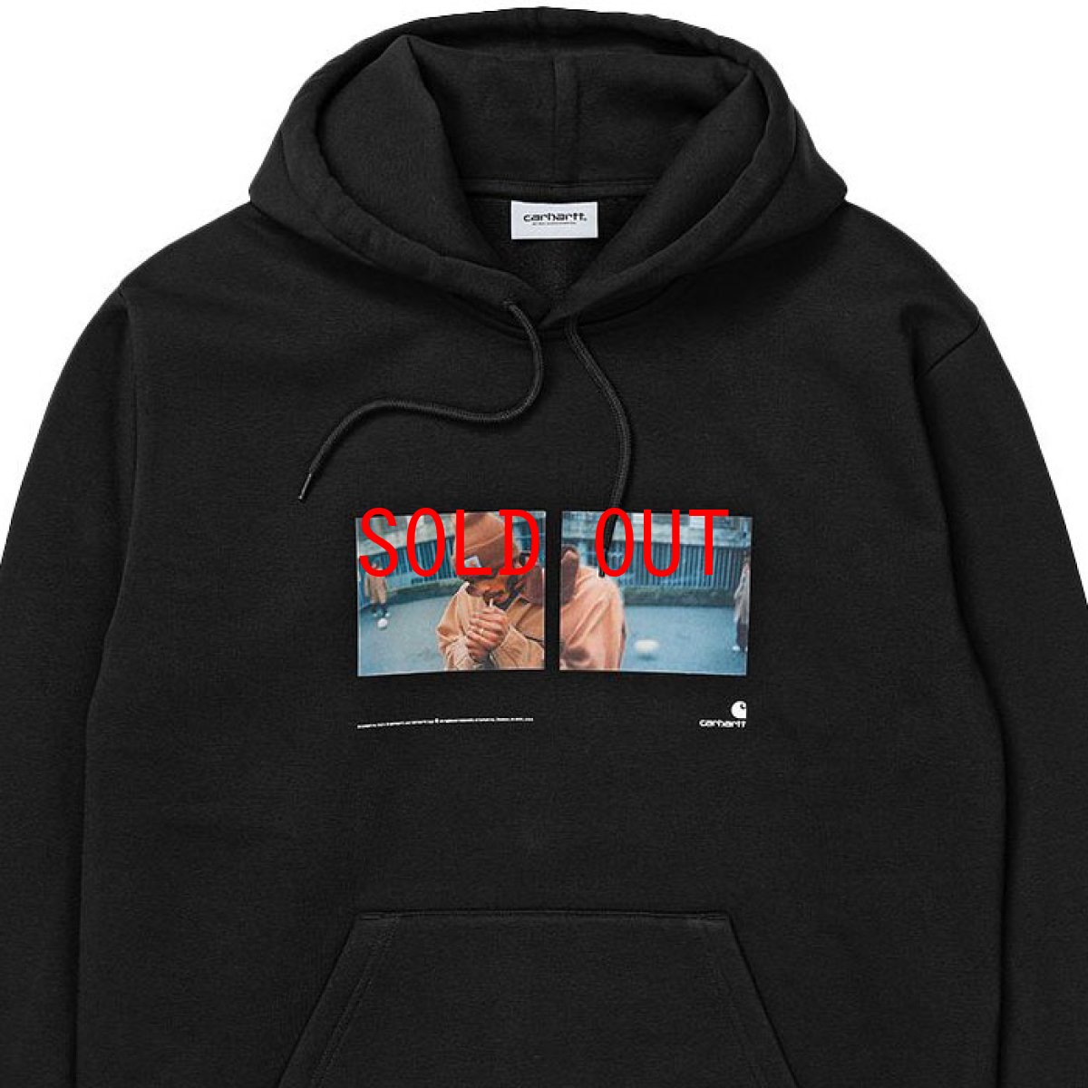 画像3: Hooded Backyard Sweat Shirt バックヤード スウェット シャツ フーディー パーカー フォト Black ブラック (3)