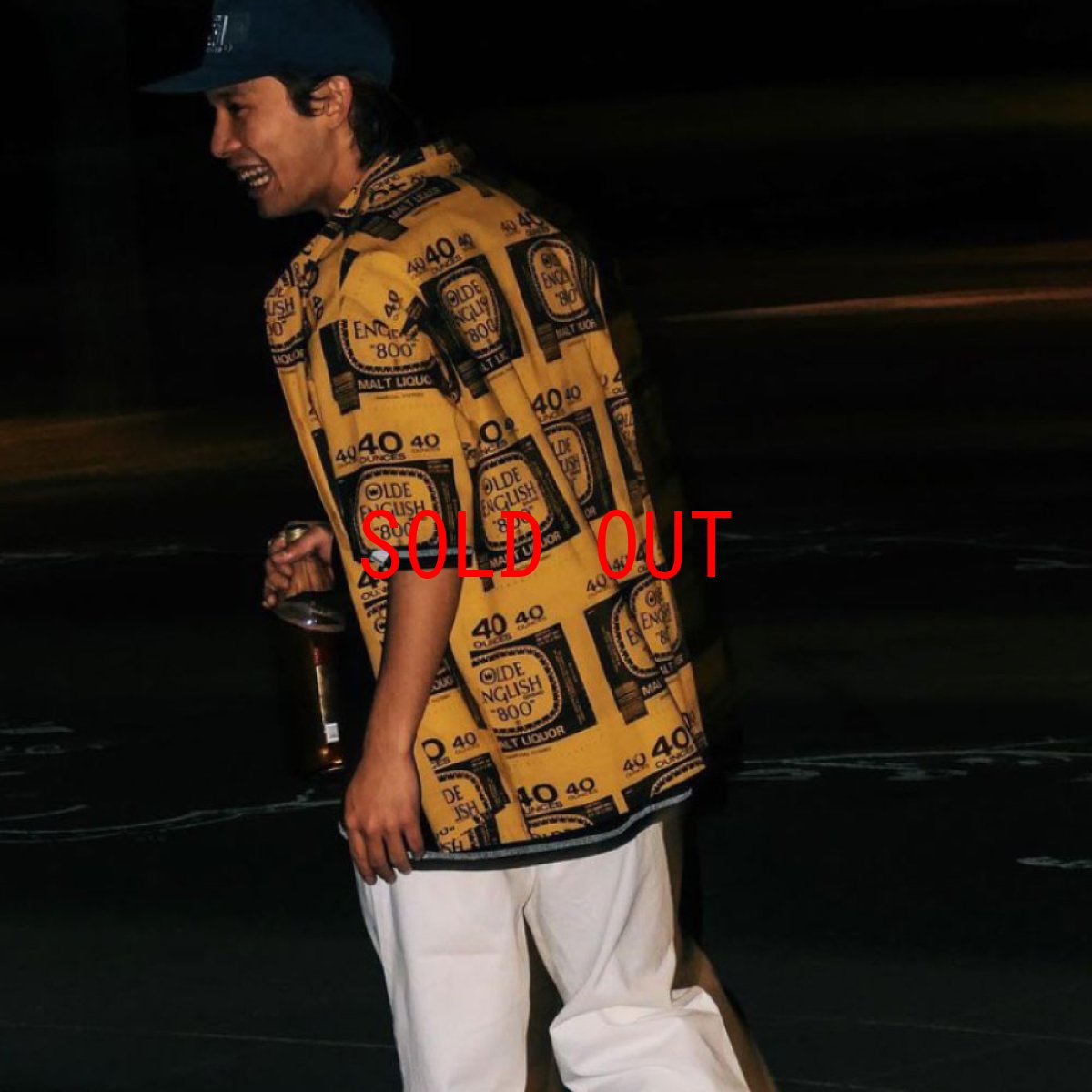 画像6: Drunkers S/S Shirt 半袖 総柄 オープンカラー シャツ Mustard Yellow マスタード イエロー (6)