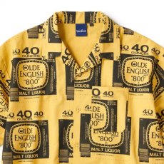 画像3: Drunkers S/S Shirt 半袖 総柄 オープンカラー シャツ Mustard Yellow マスタード イエロー (3)