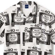 画像2: Drunkers S/S Shirt 半袖 総柄 オープンカラー シャツ White ホワイト (2)