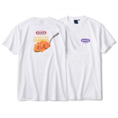 画像1: Mac’n Cheese S/S Tee 半袖 Tシャツ ジャンク フード BAKER Food ジャンク フード マンチ White ホワイト    (1)