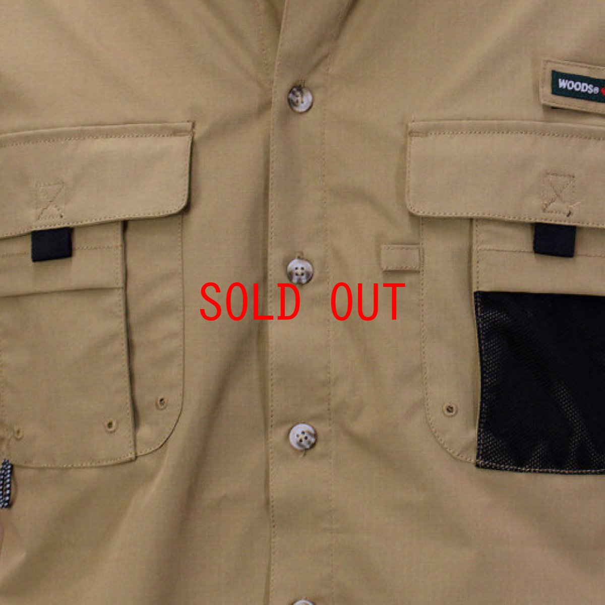 画像6: Ripstop Utility S/S Multi Pocket Shirts Fishing ユーティリティー フィッシング 半袖 シャツ Beige ベージュ (6)