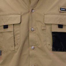 画像6: Ripstop Utility S/S Multi Pocket Shirts Fishing ユーティリティー フィッシング 半袖 シャツ Beige ベージュ (6)