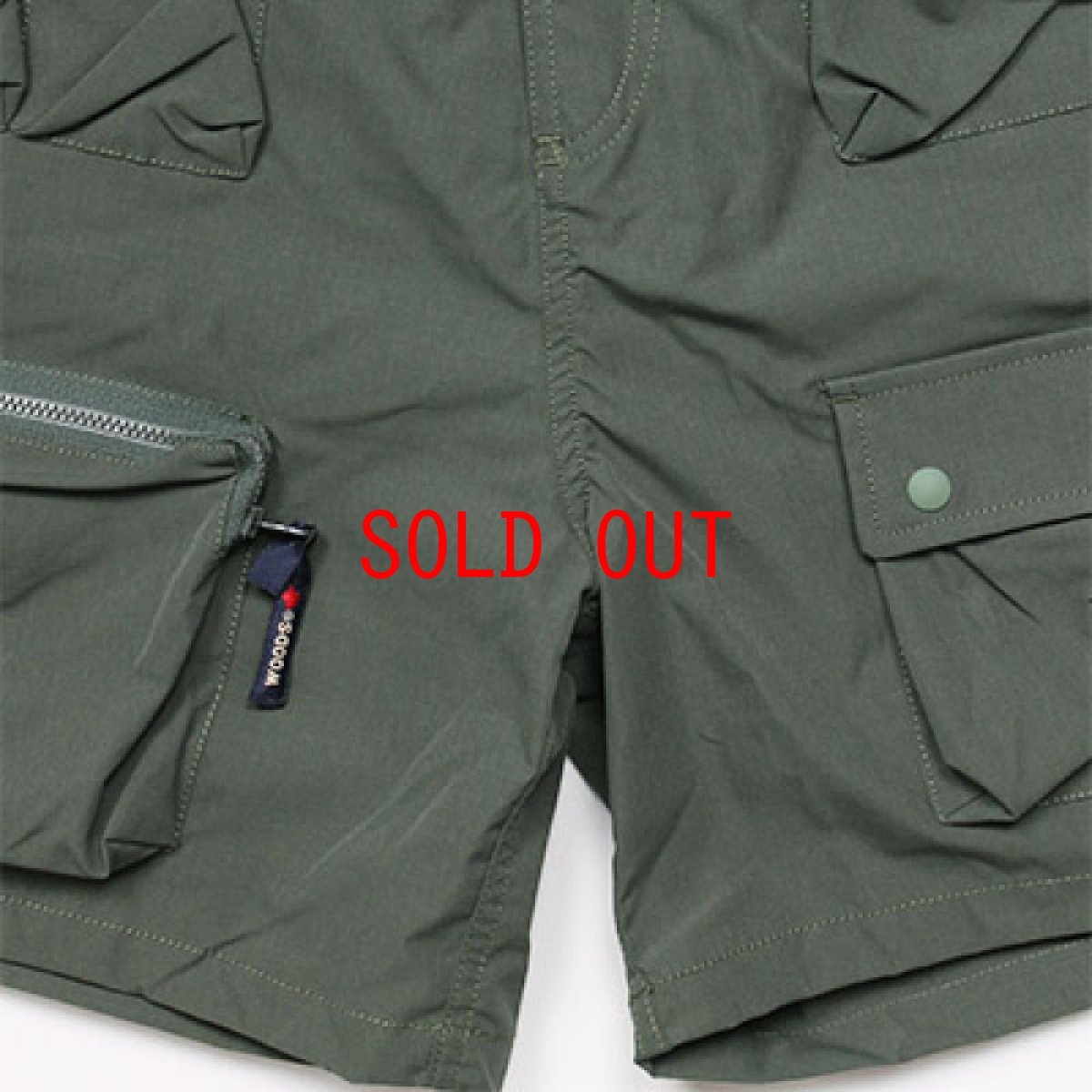 画像10: Ripstop Utility Multi Pocket Shorts ユーティリティー フィッシング Fishing ショーツ ハーフ パンツ Olive Green オリーブ グリーン (10)