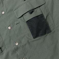 画像8: Ripstop Utility S/S Multi Pocket Shirts Fishing ユーティリティー フィッシング 半袖 シャツ Olive Green オリーブ グリーン (8)