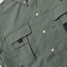 画像6: Ripstop Utility S/S Multi Pocket Shirts Fishing ユーティリティー フィッシング 半袖 シャツ Olive Green オリーブ グリーン (6)