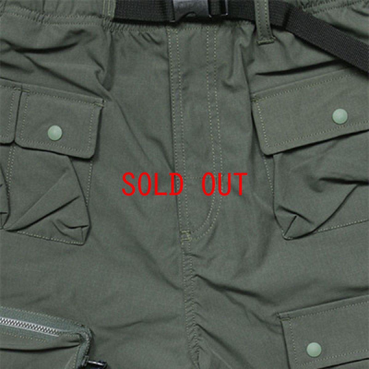 画像3: Ripstop Utility Multi Pocket Shorts ユーティリティー フィッシング Fishing ショーツ ハーフ パンツ Olive Green オリーブ グリーン (3)