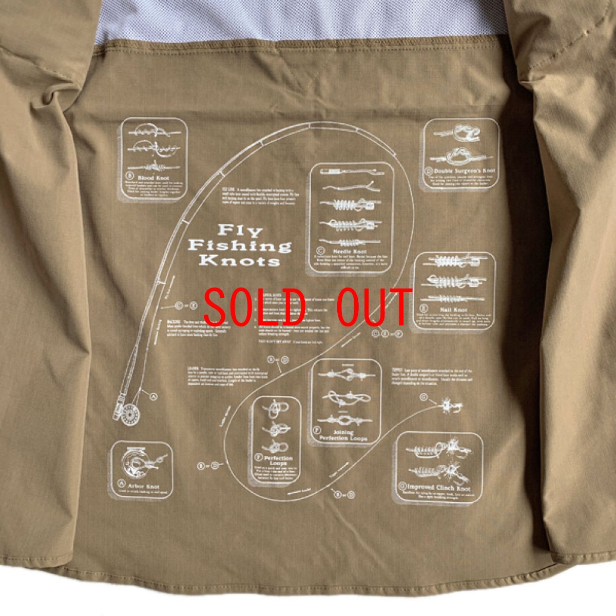 画像7: Ripstop Utility S/S Multi Pocket Shirts Fishing ユーティリティー フィッシング 半袖 シャツ Beige ベージュ (7)