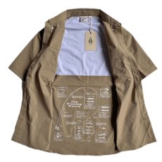 画像3: Ripstop Utility S/S Multi Pocket Shirts Fishing ユーティリティー フィッシング 半袖 シャツ Beige ベージュ (3)