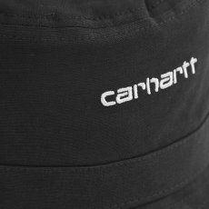 画像4: Script Logo Bucket Hat Cap スクリプト ロゴ バケット ハット 帽子 Black ブラック (4)