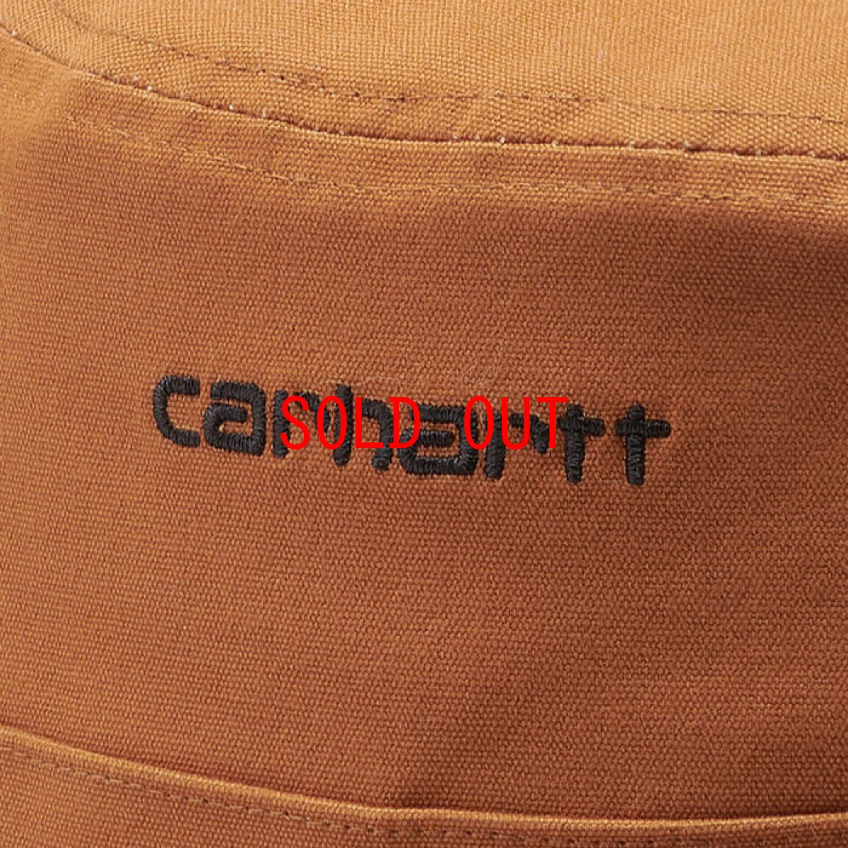 画像4: Script Logo Bucket Hat Cap スクリプト ロゴ バケット ハット 帽子 Rum Brown ブラウン (4)