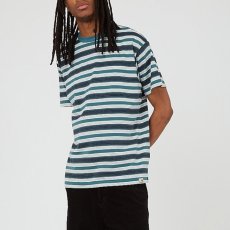 画像1: Otis S/S Stripe Tee ボーダー 半袖 Tシャツ Border T-Shirt Wax Kingston Green (1)