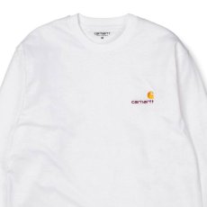 画像6: American Script L/S Tee 長袖 ロゴ Tシャツ White ホワイト (6)