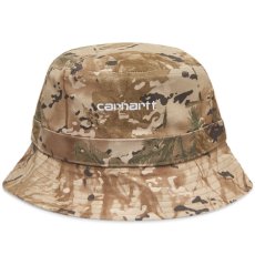 画像1: Script Logo Bucket Hat Cap スクリプト ロゴ バケット ハット 帽子 Camo Combi Desert カモ (1)