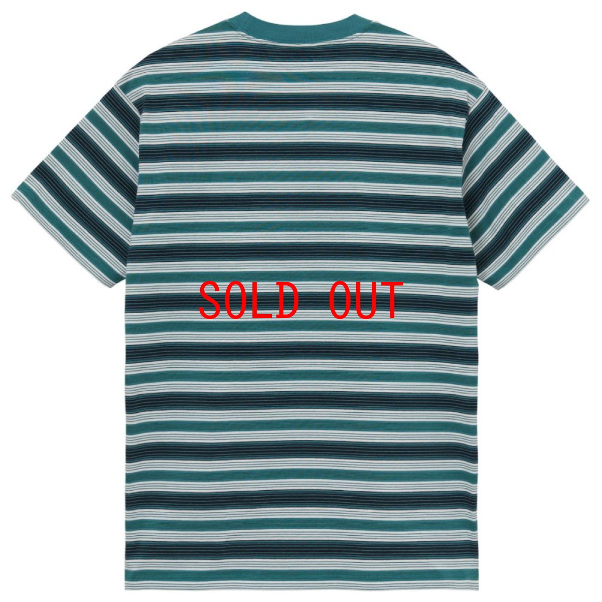 画像3: Otis S/S Stripe Tee ボーダー 半袖 Tシャツ Border T-Shirt Wax Kingston Green (3)