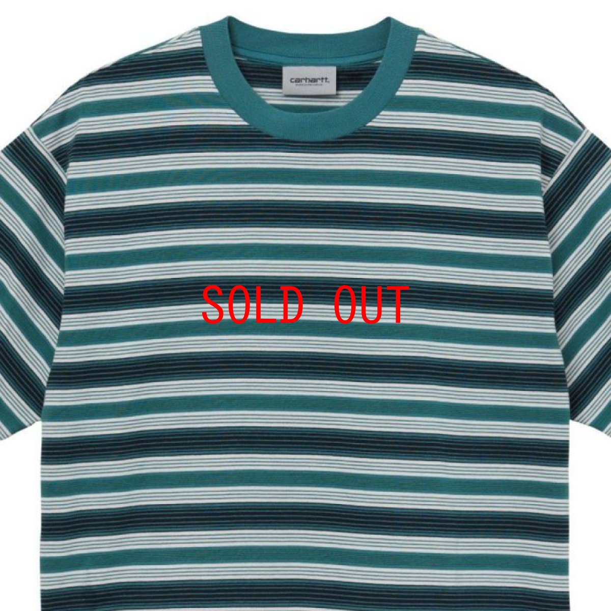 画像4: Otis S/S Stripe Tee ボーダー 半袖 Tシャツ Border T-Shirt Wax Kingston Green (4)