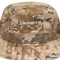 画像4: Script Logo Bucket Hat Cap スクリプト ロゴ バケット ハット 帽子 Camo Combi Desert カモ (4)
