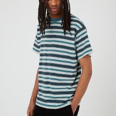 画像6: Otis S/S Stripe Tee ボーダー 半袖 Tシャツ Border T-Shirt Wax Kingston Green (6)