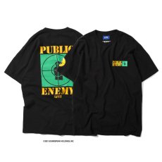 画像1: X Public Enemy Target S/S Tee パブリック エネミー 半袖 Tシャツ Black ブラック (1)