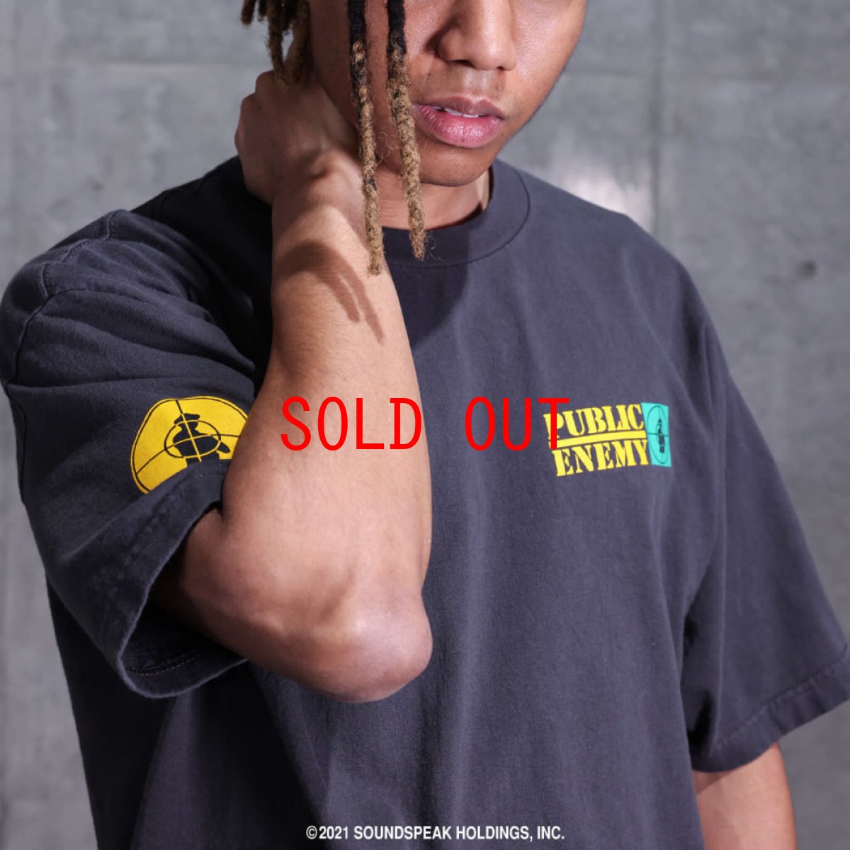 画像9: X Public Enemy Target S/S Tee パブリック エネミー 半袖 Tシャツ Black ブラック (9)