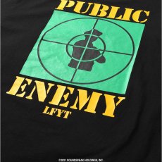 画像8: X Public Enemy Target S/S Tee パブリック エネミー 半袖 Tシャツ Black ブラック (8)