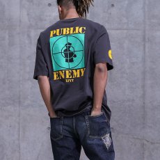 画像2: X Public Enemy Target S/S Tee パブリック エネミー 半袖 Tシャツ Black ブラック (2)