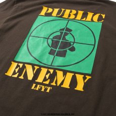 画像7: X Public Enemy Target S/S Tee パブリック エネミー 半袖 Tシャツ Brown ブラウン (7)