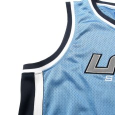 画像4: Sports Logo Basketball Jersey バスケット ボール メッシュ ジャージ ゲーム シャツ (4)