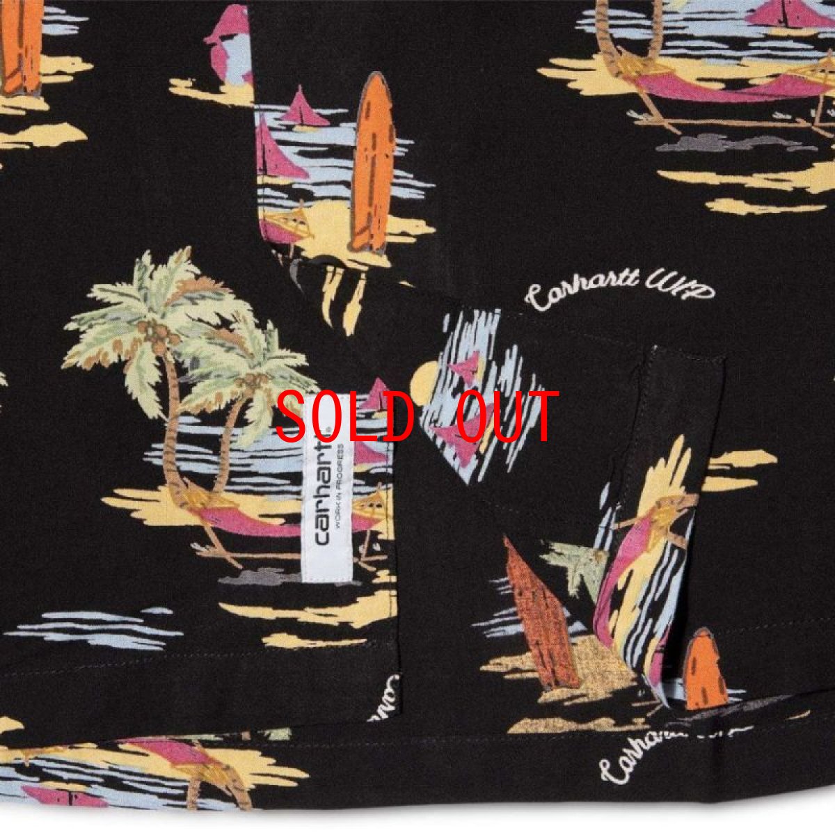 画像6: Beach S/S Allover Open Colour Shirt オープンカラー ルーズフィット アロハ 半袖 柄 シャツ (6)