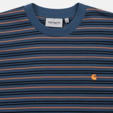 画像5: Akron S/S Stripe Tee ボーダー レギュラー フィット 半袖 Tシャツ (5)