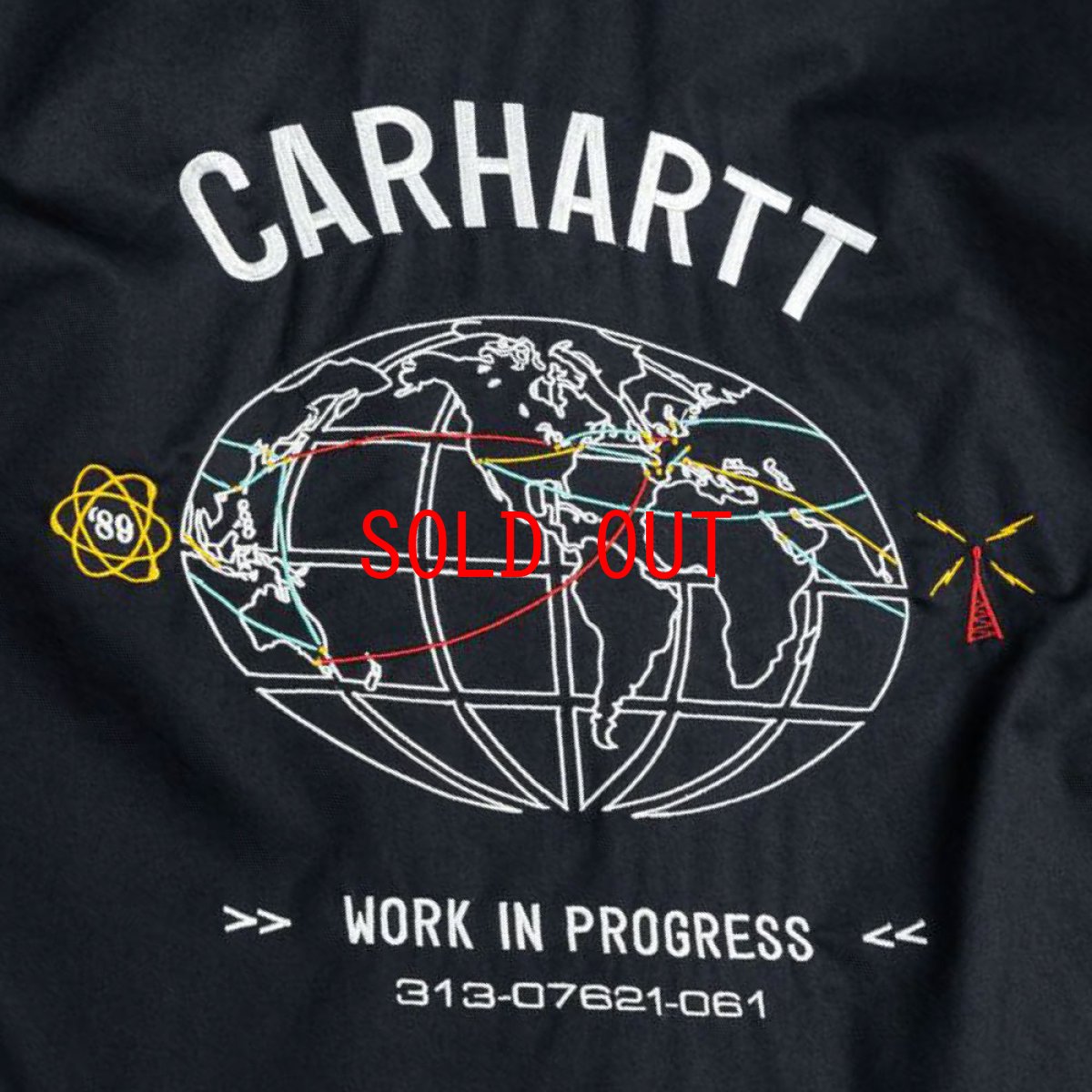 画像6: Cartograph S/S embroidery Work Shirt オープンカラー ルーズフィット 半袖 シャツ (6)